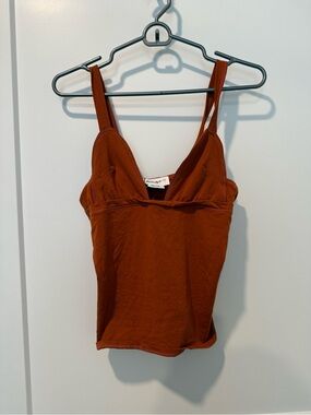 The Line by K Rust Brown V-Neck Camisole